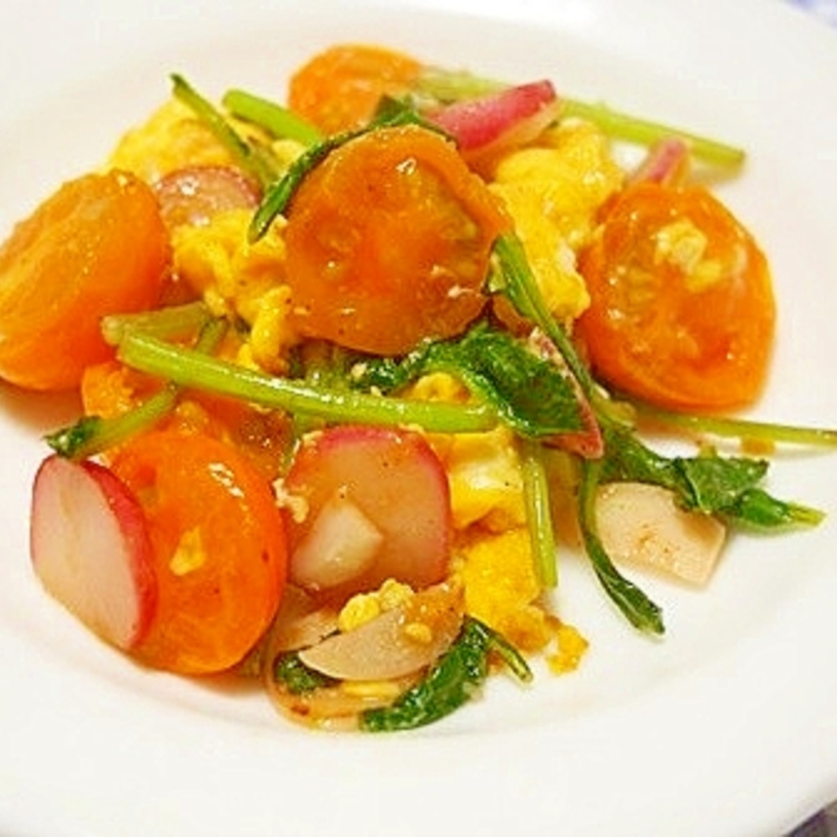 大根 カブの間引き菜の卵炒め レシピ 作り方 By 京たまご86 楽天レシピ 大根 カブの間引き菜の卵炒め レシピ 作り方 By 京たまご86 楽天レシピ